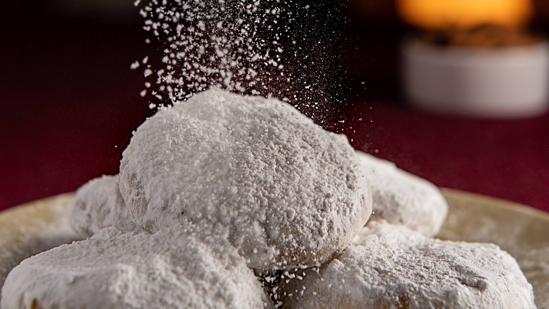 GAEA Greek vegan Kourabiedes aka white Christmas cookies