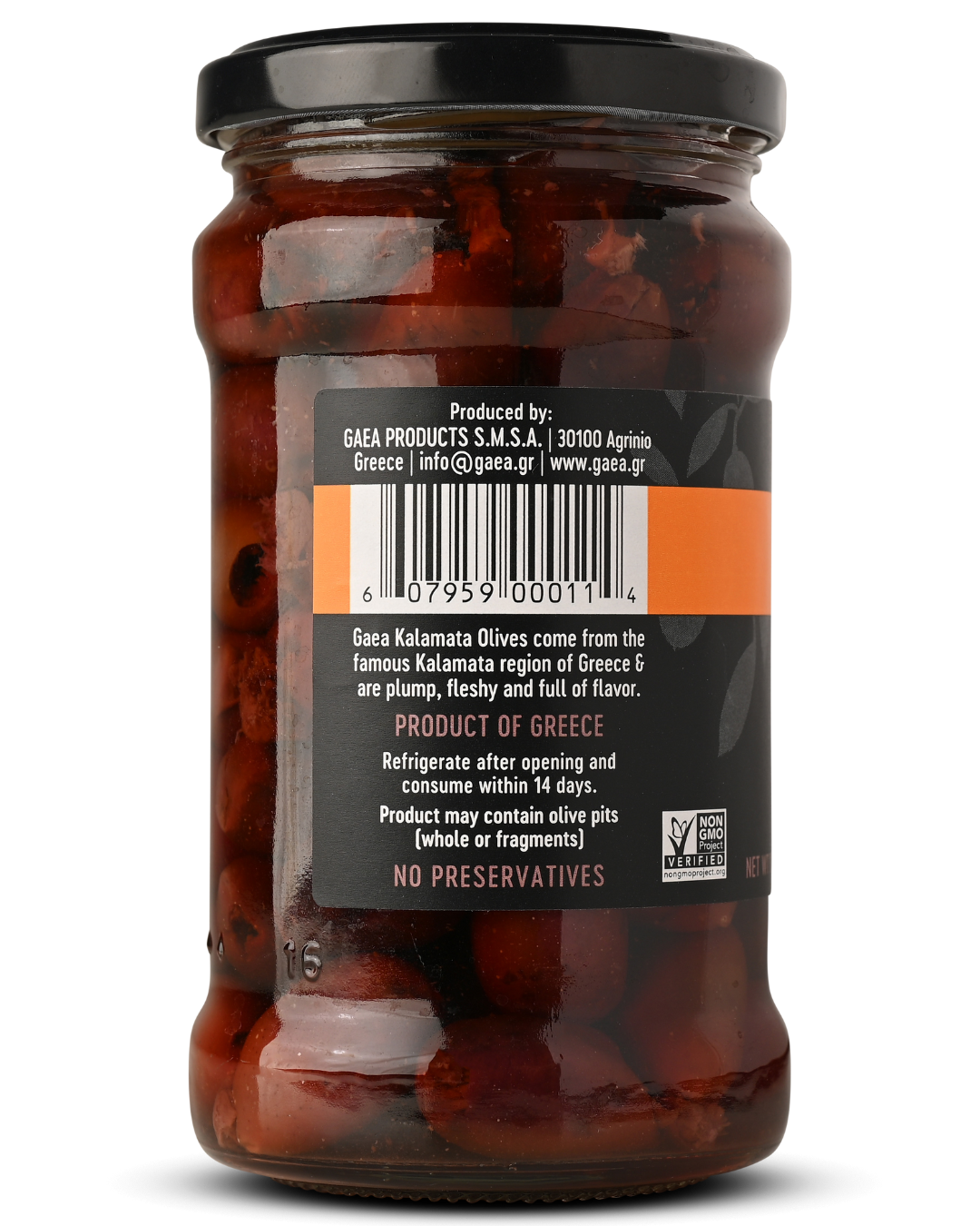 GAEA Pitted Greek Kalamata Olives in brine 10.2oz