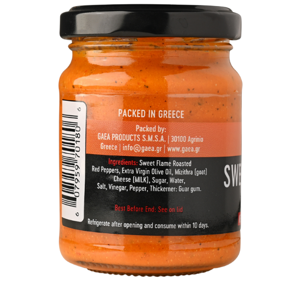 GAEA Sweet Pepper and goat's cheese Spread 4.4oz
