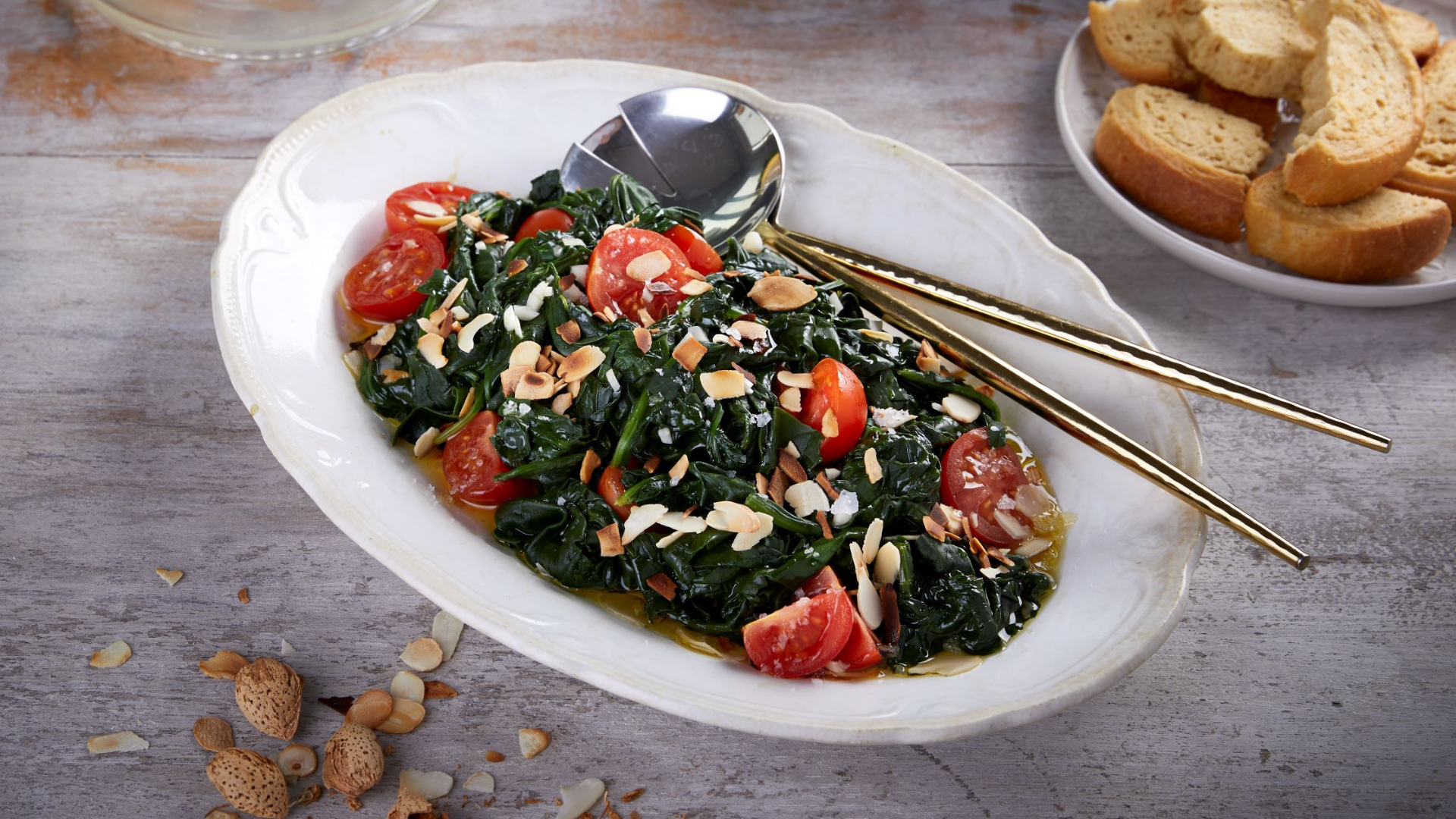 Greek Spinach salad