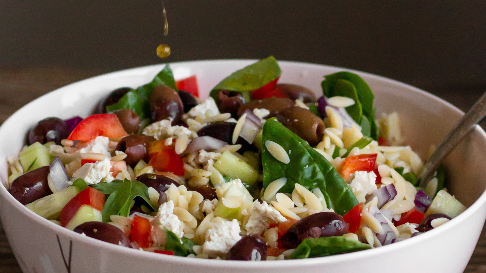 GAEA Orzo Salad with lemon
