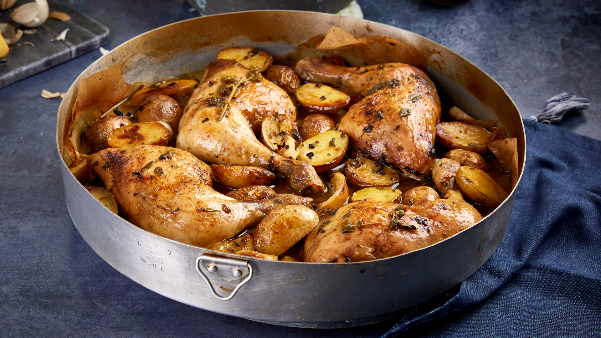 Greek Lemon oven roasted chicken (Lemonato)
