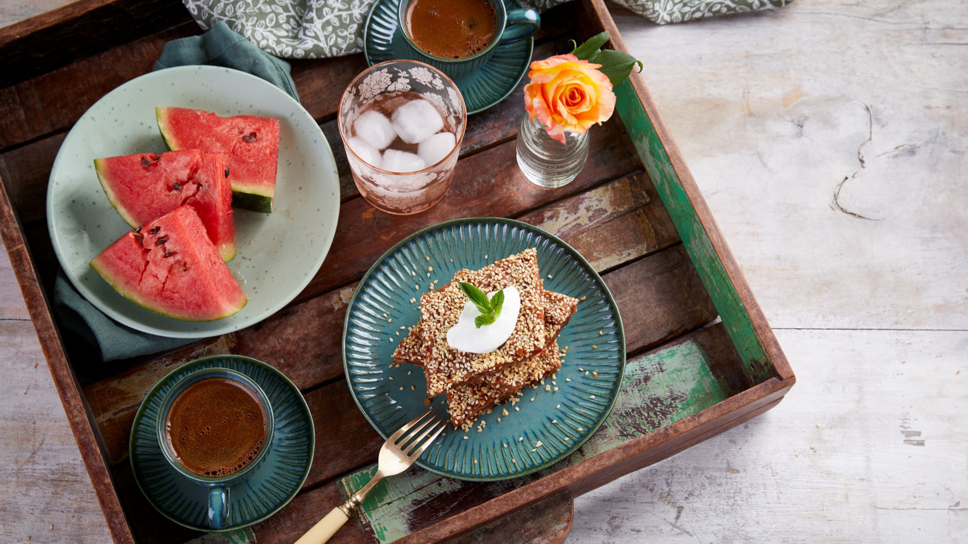 Greek Vegan watermelon pie