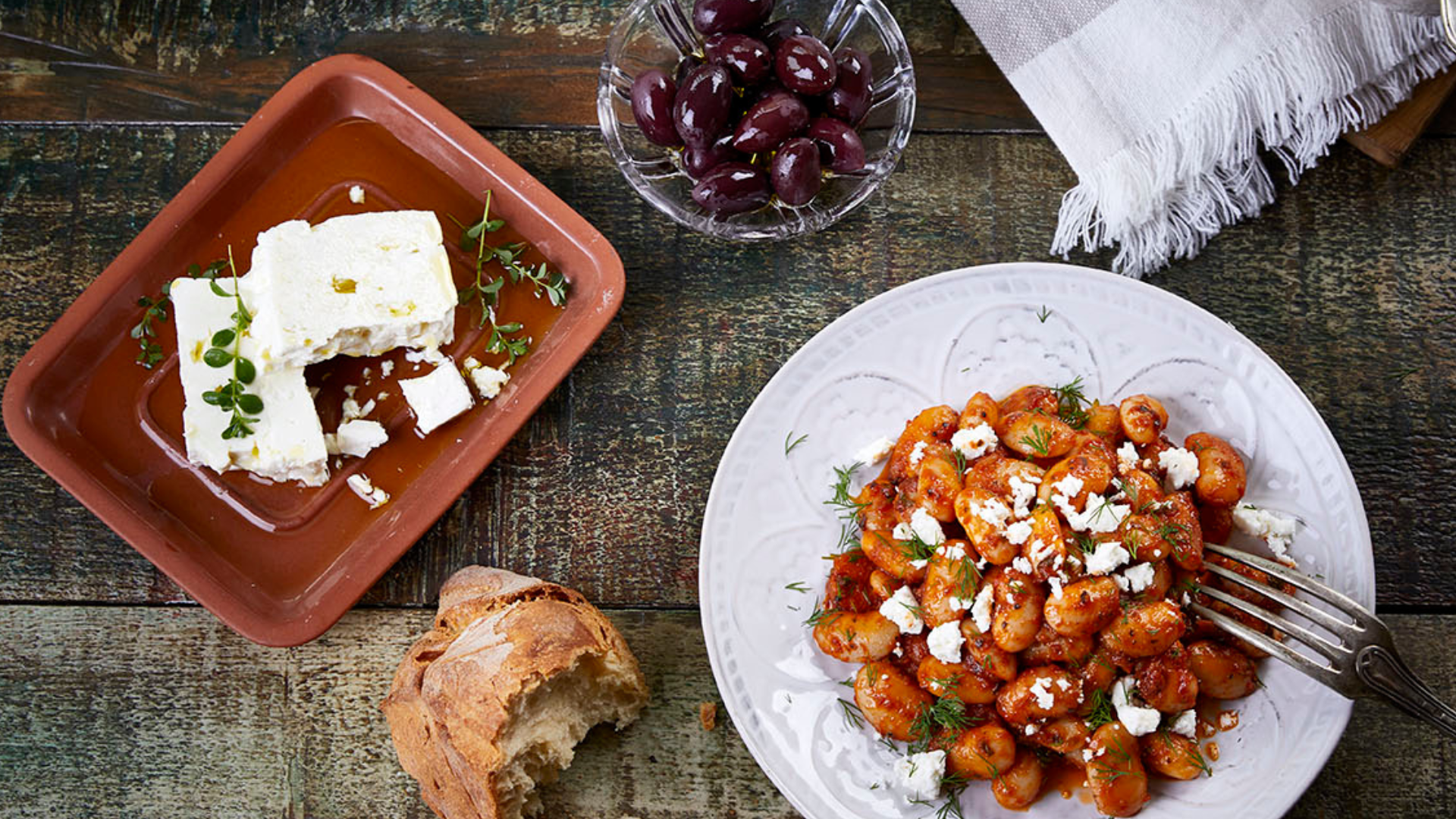 Baked White Butter Beans in tomato sauce