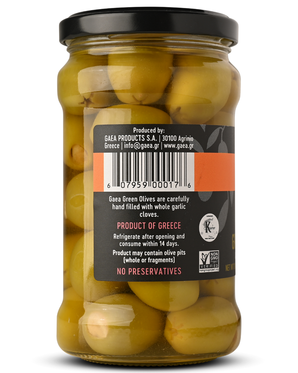 GAEA Garlic stuffed green olives