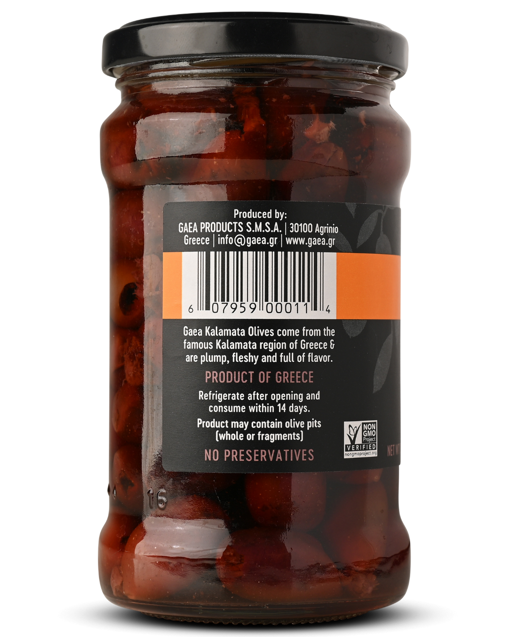 GAEA Pitted Greek Kalamata Olives in brine 10.2oz