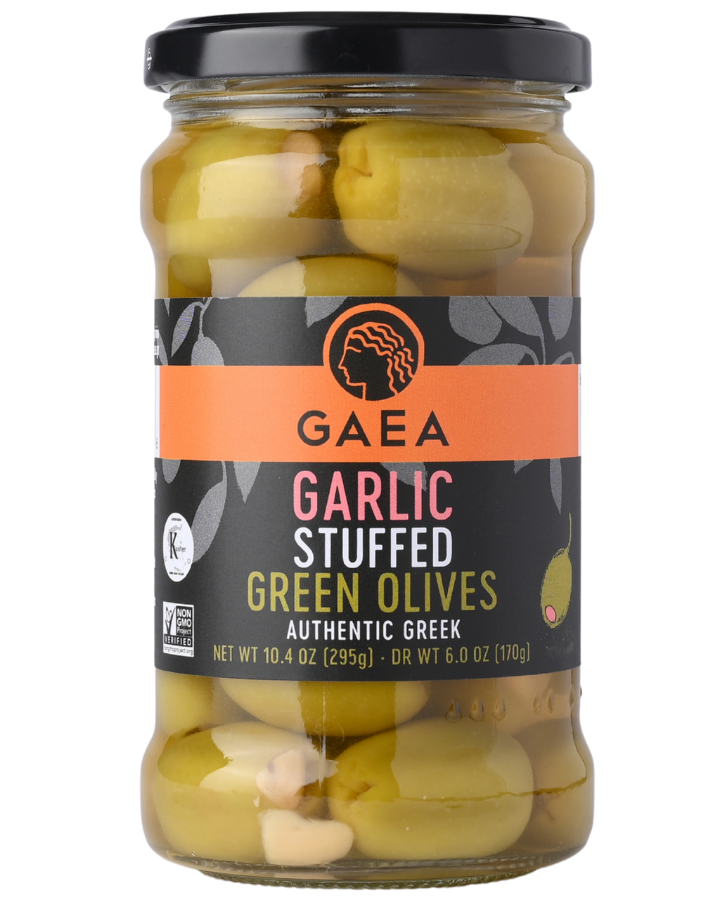 GAEA Garlic stuffed green olives