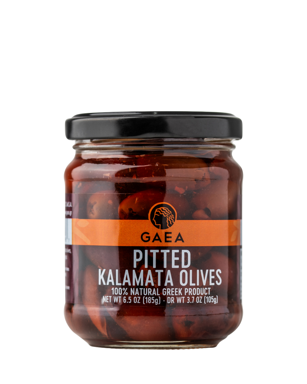 GAEA Pitted Kalamata Olives – 6.5 oz Jar