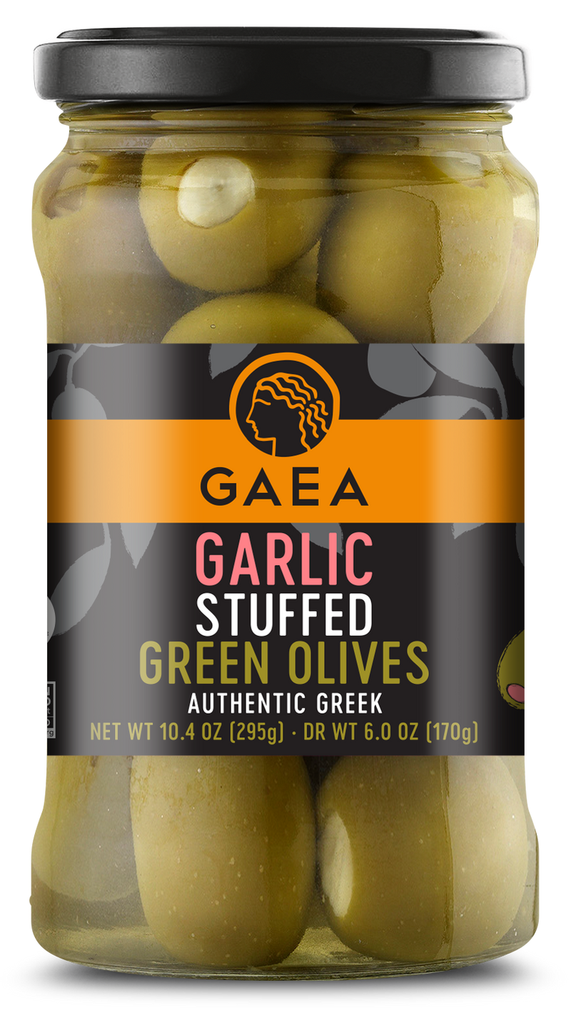GAEA Garlic stuffed green olives