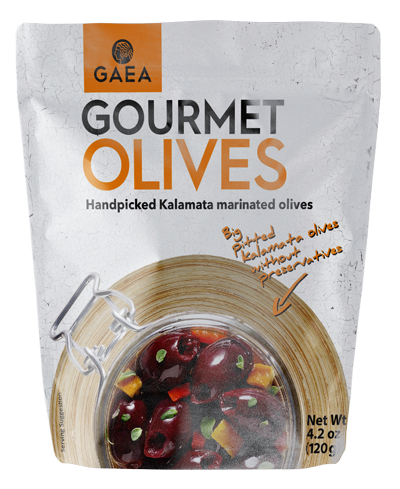 GAEA Giant Gourmet Handpicked Kalamata marinated olives 4.2oz